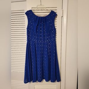 Dress Barn royal blue dress. Petite 12